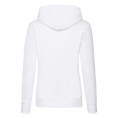 Fruit of the Loom Dames/Dames Klassieke Hoodie (Wit)