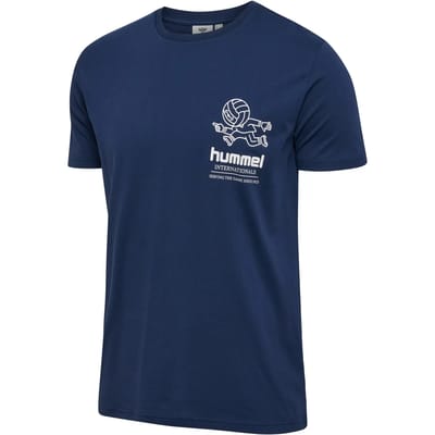 Hummel Pulse Graphic T-shirt Met Korte Mouwen Blauw S Man