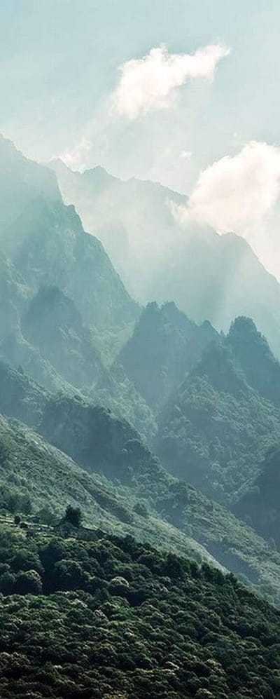 Fotobehang - The Summit 100x250cm - Vliesbehang