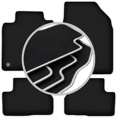 CARLUX-SILVER automatten voor: Nissan Micra K12 hatchback (2002-2010)
