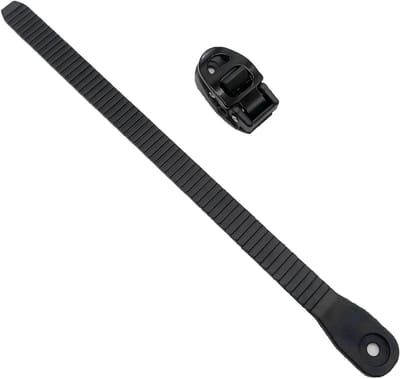 Rolschaatsbanden Vervangingsset - Inline Skate Riemen - Schoenen Vastzetten - Verstelbaar met Gesp - 255 cm Lengte - Zwart