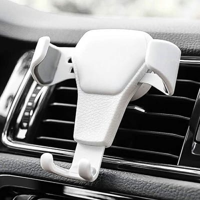 Waledano® Telefoon Houder Voor Ventilatierooster - Auto Mobiele Telefoon Houder - Universeel - Voor 4-7 inch Telefoons, Iphone, Sumsung etc - Wit