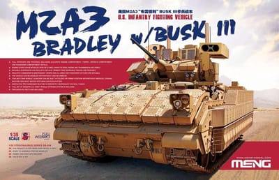 Meng Model Modelbouwpakket Militaire voertuigen - MENG SS004 US Infantry Fighting Verhicle M2A3 Bradley w/Busk III Plastic - 1:35 - Modelbouw