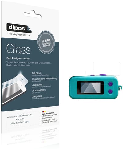 dipos – 2x Pantserfolie geschikt voor LeuKoles Mini K8 GC-1084 | 9H Screenprotector