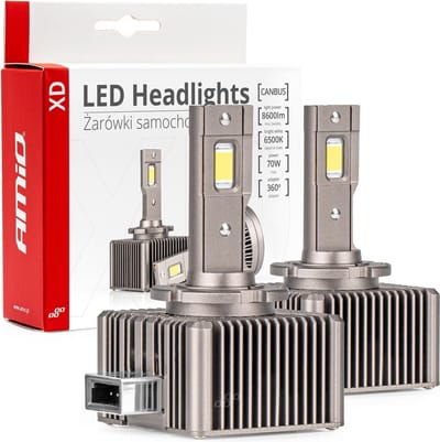 AMiO LED Koplampen XD-serie D1S/D1R – Krachtige LED Dimlichten in Helder Wit