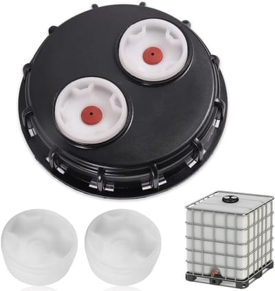 Famanu - IBC tankdeksel 163 mm met ventilatiegaten dubbele ontluchting