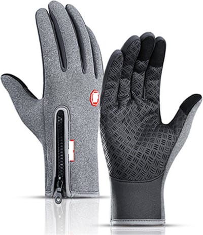 Tech Fleece Handschoenen maat L Betere model Grijs - Waterdichte handschoenen - Handschoenen winter - Handschoen Scooter / Fiets / Wandelen - Handschoen Heren en Dames -Sporthandschoen - Winter - Touchscreen - Maat L - Sinterklaas - Kerst