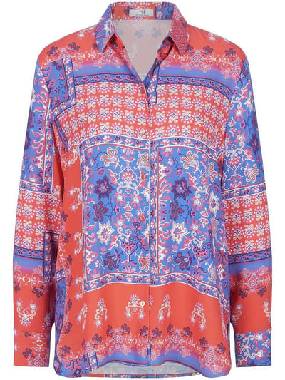 Blouse lange mouwen Van Peter Hahn rood