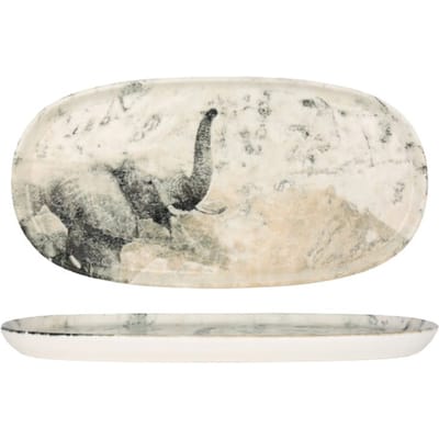 Rinart Serveerschaal - Masahi - Porselein - 30x15 cm - set van 2