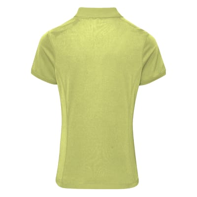 Premier Dames/dames Coolchecker korte mouw Pique Polo T-Shirt (Kalk)