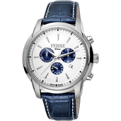 Ferre Milano Heren Horloge FM1G131L0011 45mm 10 ATM Swiss-Made
