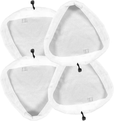 Microvezel Overtrek Pads voor Stoomreinigers - Geschikt voor Meerdere Modellen - Set van 2, 4, 6 of 8