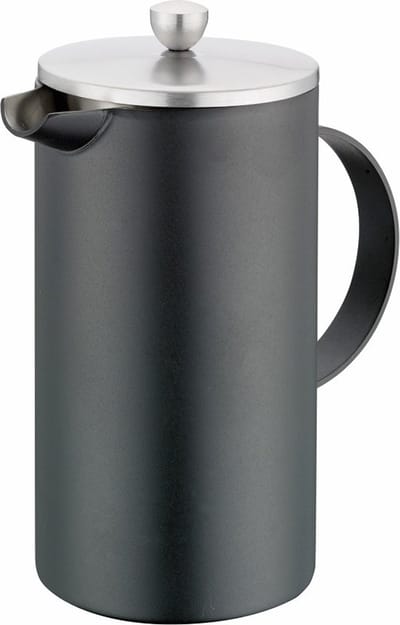 Cilio - cafetiere - 8 kopjes - dubbelwandig - roestvrijstaal