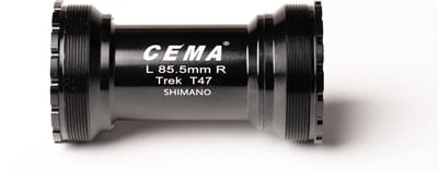 Cema T47 Threaded Stainless Steel Shimano Trapaslagers Zilver 85.5 mm