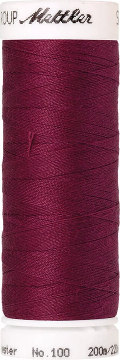 Amann Mettler Seralon Naaigaren – Pomegranate (0869) – 200 m – No. 100 – 100% Polyester – Per Stuk
