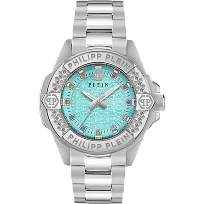Philipp Plein Plein Majesty PWOFA0425 Horloge - Staal - Zilverkleurig - Ø 38 mm