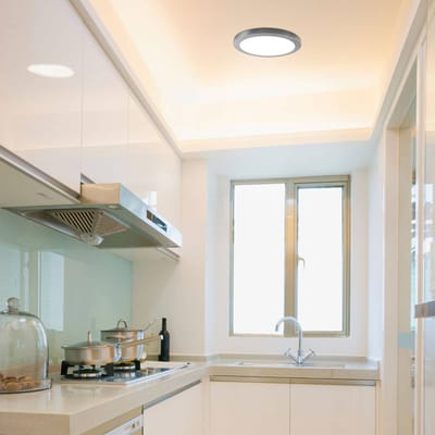 Näve LED plafondlamp Bonus, magnetische ring Ø 22,5 cm