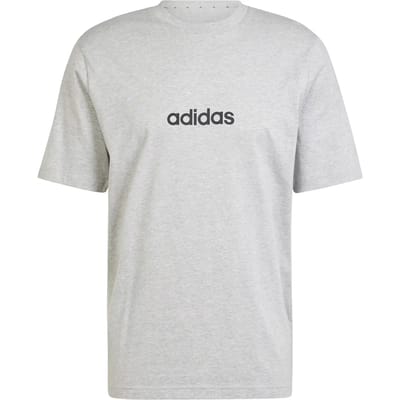 Adidas Essentials Linear Single Jersey T-shirt Met Korte Mouwen Grijs XL / Regular Man