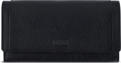 Bugatti Sina Portemonnee RFID-bescherming Leer 18.5 cm - Dames - Horizontaal - schwarz