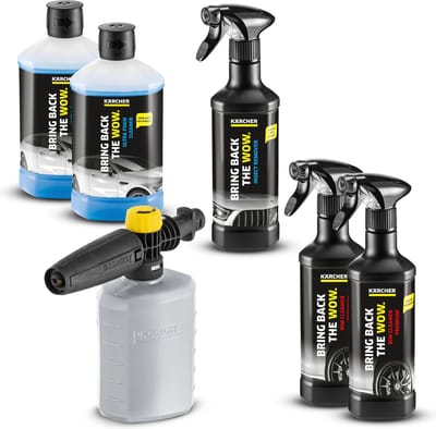 Kärcher Hogedrukreiniger Accessoire set FJ 6 Foam Jet - 2x Ultra Foam Cleaner RM 615 - 2x velgenreiniger RM 667 - insectenverwijderaar RM 618
