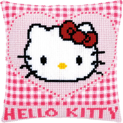Vervaco - Kruissteekkussen kit - Hello Kitty in hartje - PN-0148211 - Borduren - Borduurpakket - Borduurpakket volwassenen - Borduurpakket kind