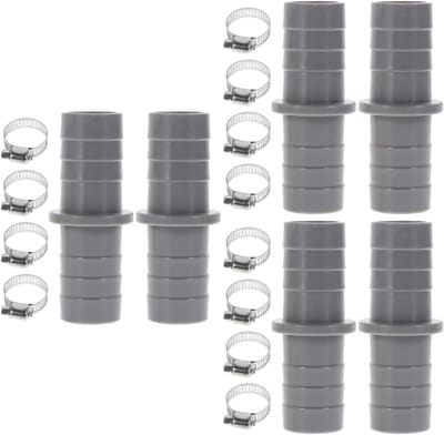 Afvoerslang Adapter - Verlengstuk Slang - Wasmachine Aansluiten - Lekvrije Koppeling - 6 Sets - Assorti