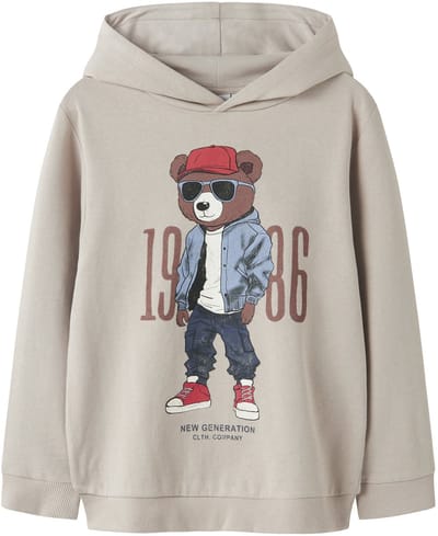 NAME IT - NKMDOBS LS NREG SWEAT WH UNB BOX - Jongens - Sweaters
