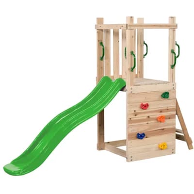 Swingking Speeltoren Mari Met Glijbaan Appelgroen 74x245x168cm