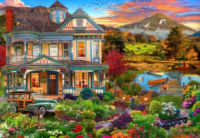Bluebird Puzzle legpuzzel Garden Country Home - 1000 stukjes.