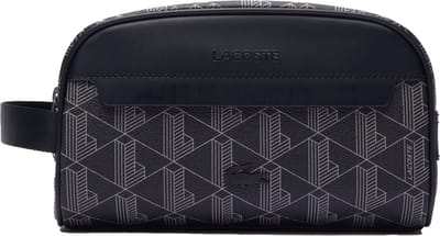 Lacoste The Blend - Toilettas 22 cm (monogram noir gris)