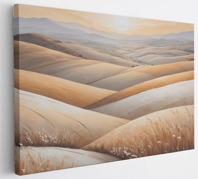 Saammp Canvas Schilderij - Landschap - Abstract - 30x20 - Foto op canvas - Wanddecoratie - Muurdecoratie Woonkamer - Slaapkamer decoratie - Canvas Print