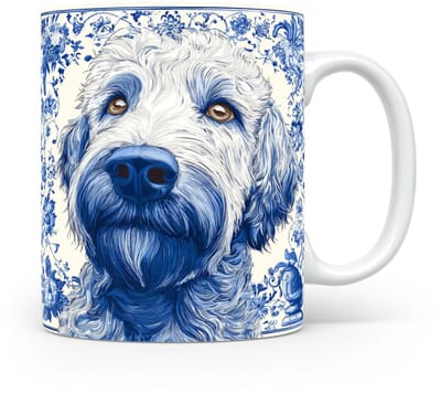 Mok Goldendoodle Beker voor koffie of tas voor thee, cadeau voor dierenliefhebbers, moeder, vader, collega, vriend, vriendin, kantoor, opa, oma, hond, kerst, sinterklaas, verjaardag