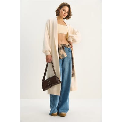 Overmaat Brei Cardigan