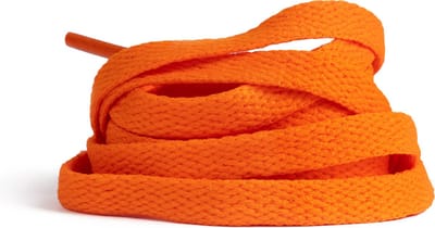 GBG Sneaker Veters 120CM - Oranje - Orange - Schoenveters - Laces - Platte Veter - o.a. geschikt voor Asics, New Balance, Nike