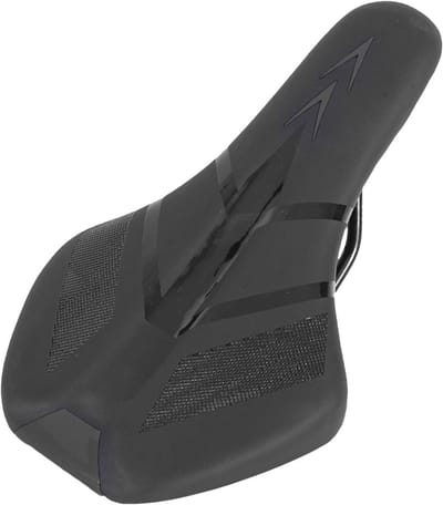 Kinderfietszitje - Fietsstoelkussen - Comfortabel Fietsen - Ergonomisch Ontwerp - 24x14.5cm - Zwart