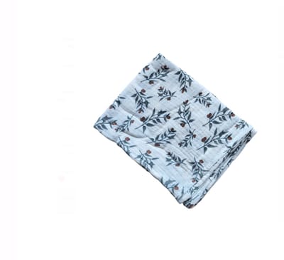 Hydrofiele doek XL - Swaddle - Baby muslin swaddle - Kraamcadeau - Katoenen mousseline baby deken - Baby badhanddoek - 80x65 - Olijfjes