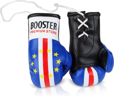 Booster Mini Bokshandschoen Auto Hanger – Kaapverdië Vlag – Auto Spiegel Hanger – Auto Accessoire – Carhanger