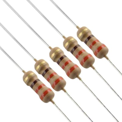 Weerstanden Koolstoffolie - Componenten Elektronica - Schakelingen Bouwen - 330 Ohm Precisie - 50 Stuks - Zwart
