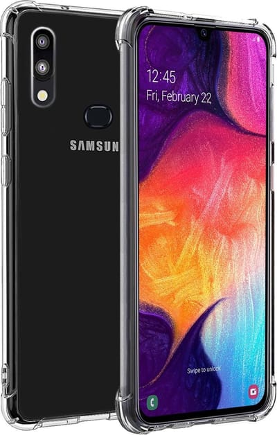 Hoesje - Geschikt voor Samsung Galaxy A10s - Sterk & Shockproof - Siliconen Case - Back Cover - Telefoon Hoes Shock Proof - Telefoonhoesjes - Transparant