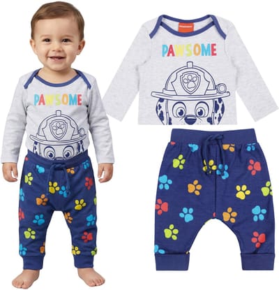 Grijze Psi Patrol blouse+broek NICKELODEON