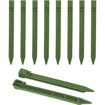Tuinpalen Landschapsrandpalen Voor Tuinranden Nietjes Onderdruk Fruit Takken Palen Type 3 gray