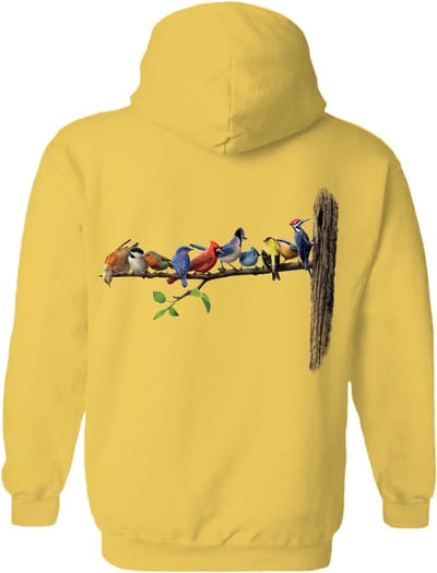 Vogels Birds The Coloured House Hoodie S