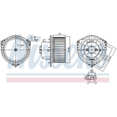 Interieurventilatie NISSENS 87454