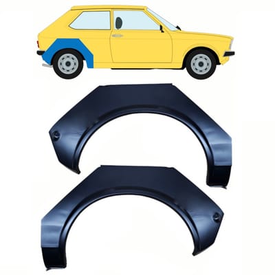 Reparatiepaneel achterspatbord voor Volkswagen Polo 1975-1981 / Links + Rechts