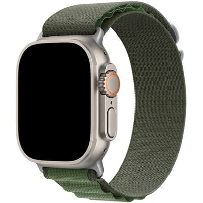 2+1 | Apple Watch Bandje Alpine - Nylon - Groen