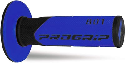Handvatten Fiets - Stuur Grips - Comfortabel Fietsen - Duurzaam Rubber - 22/25 mm - Zwart Blauw