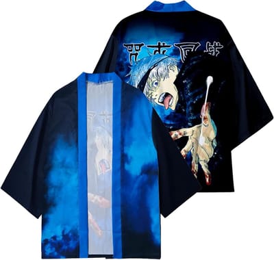 Satoru Gojo en Ryomen Sukuna Anime Kostuum voor Cosplay, Carnaval, Halloween en Fotografie