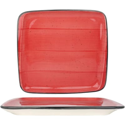 Bonna Serveerschaal - Aura Passion - Porselein - 27x25 cm - set van 2
