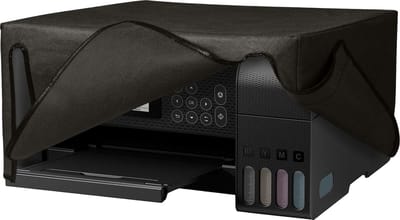 kwmobile hoes geschikt voor Epson EcoTank ET-2820 / ET-2810 / 2870 / 2880 / 2861 / 2862 - Beschermhoes voor printer - Stofhoes in donkergrijs