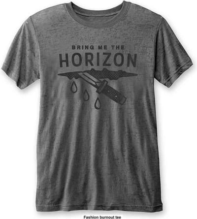 Bring Me The Horizon Heren Tshirt -L- Wound Grijs